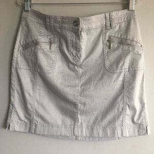 White House Black Market Rhinestone Mini Skirt S6